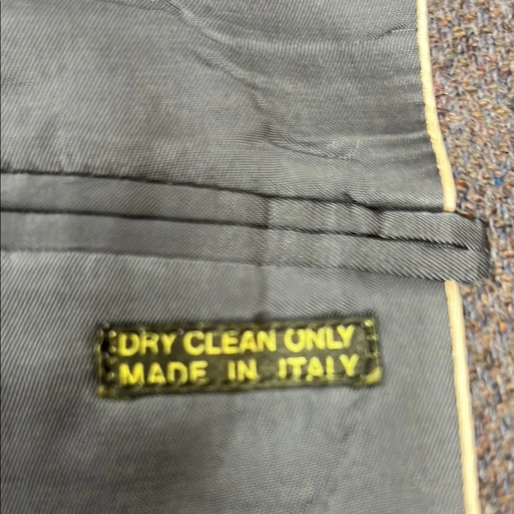 Vintage May‎ D&F Academia Gray Wool Sport Coat Professor Elbow Patches  Size M